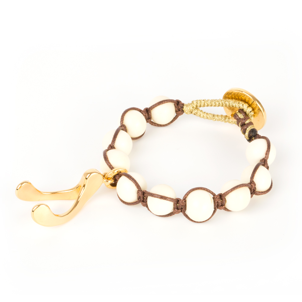 Wishbone Bakelite Bracelet12mm Beads