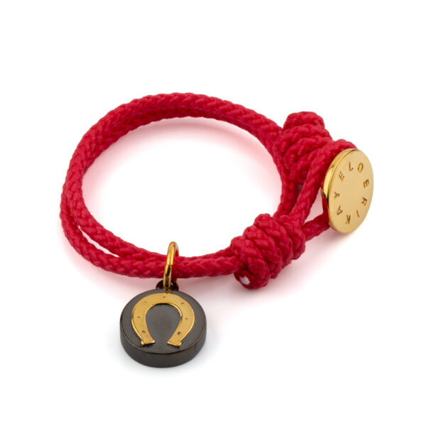 Pulsera Hechizo oro amarillo y titanio.