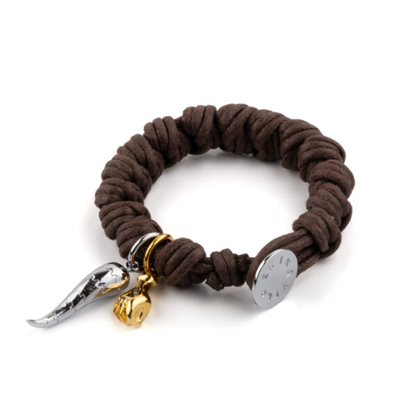 Pulsera Lots of Knots Amuletti oro amarillo 18k.