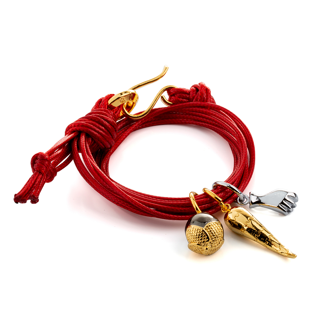 Red Amulette Bracelet